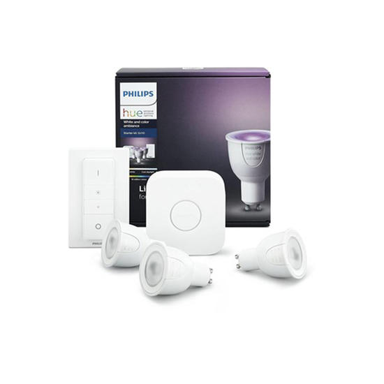 Philips Hue Starter Kit GU10 White Ambiance and color ambiance