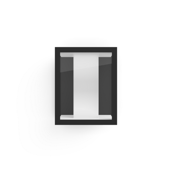 Philips Hue Impress aplique exterior alargado negro White&color ambiance