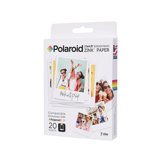 Polaroid Zink Papel fotográfico para Polaroid Pop 2.0 (Paquete de 20 hojas)
