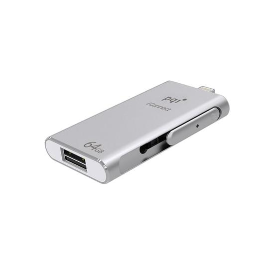 Pqi iConnect Lightning 64Gb USB 3.0 Plata