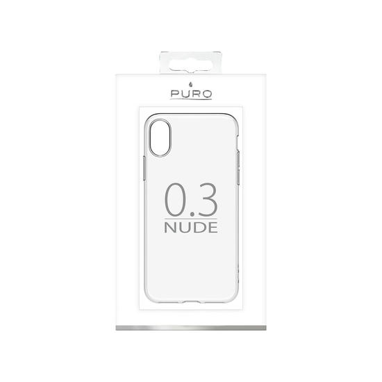 Puro Nude Funda iPhone Xs Max 0,3mm Transparente