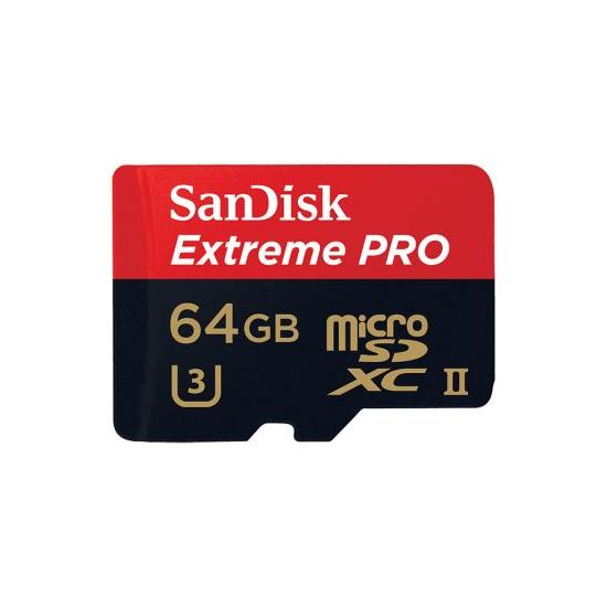 Sandisk Extreme Pro Tarjeta de memoria microSDXC 64GB UHSII 275MB/s-100MB/s