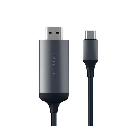 Satechi Cable USB-C a HDMI 4K 60 Hz Gris Espacial