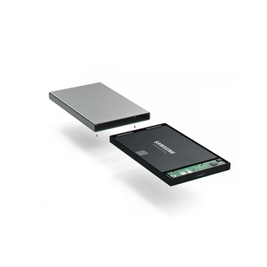 (Abierto) Satechi Caja Externa 2,5" HDD y SSD Aluminio USB-C Gris Espacial