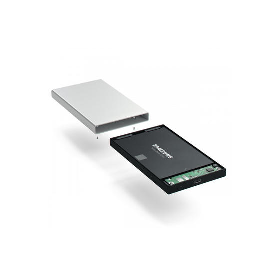Satechi Caja Externa 2,5" HDD y SSD Aluminio USB-C Plata
