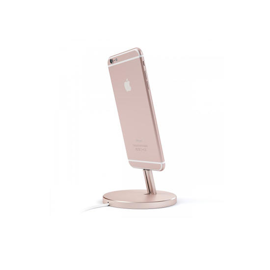Satechi Soporte iPhone Aluminio Oro Rosa