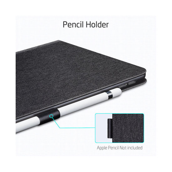 SDesign Pencil Holder Funda iPad Air 10,5" (2019) Negro