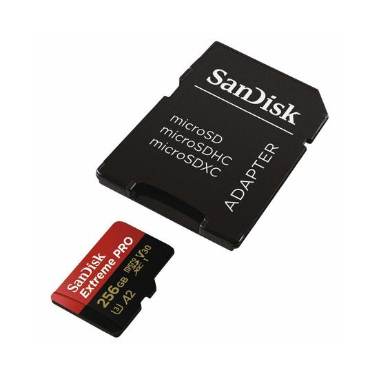 Sandisk Extreme Pro tarjeta de memoria microSDXC 256GB UHS-I Hasta 170MB/s 90MB/s
