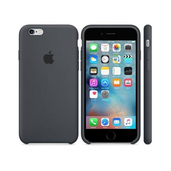 Como nuevo - Apple Silicone Case iPhone 6/6s Plus Gris Carbón