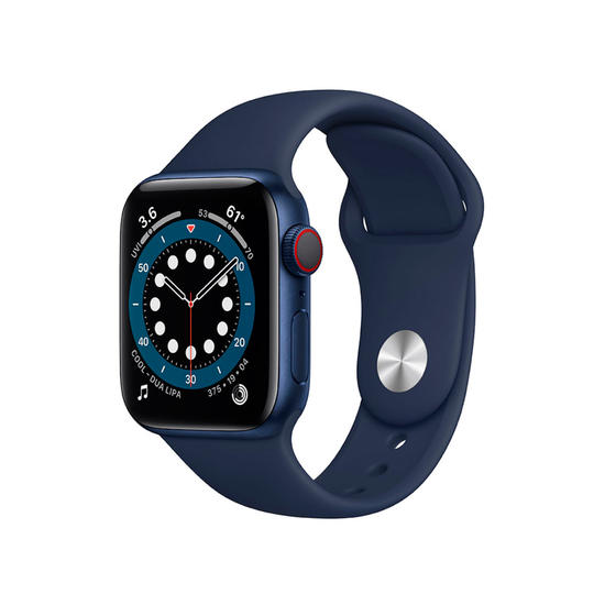 Apple Watch Series 6 GPS + Cellular 40mm Caja Aluminio Azul Correa deportiva Azul Marino
