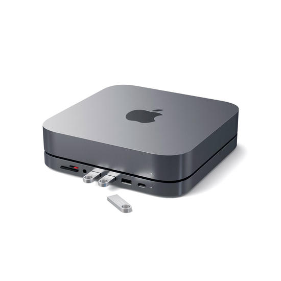 Satechi Type-C Aluminum Stand & Hub Mac Mini