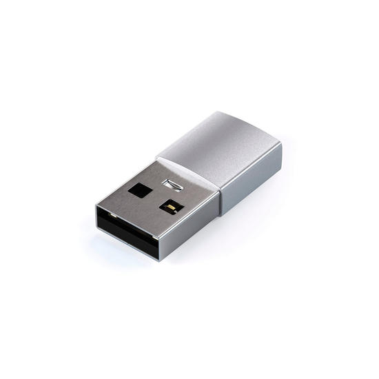 Satechi Adaptador Aluminio USB a USB-C Plata