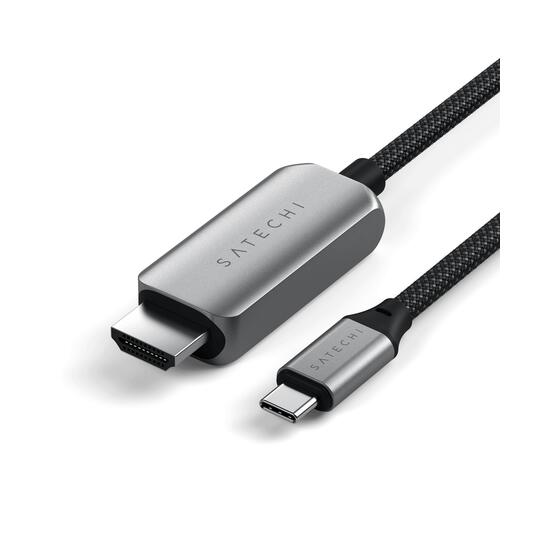 Satechi Cable USB-C a HDMI 2.1 8K gris espacial