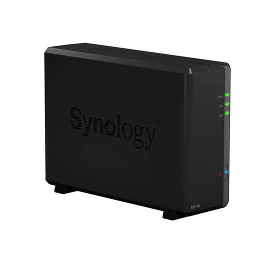 Synology DS118 Frontal lateral