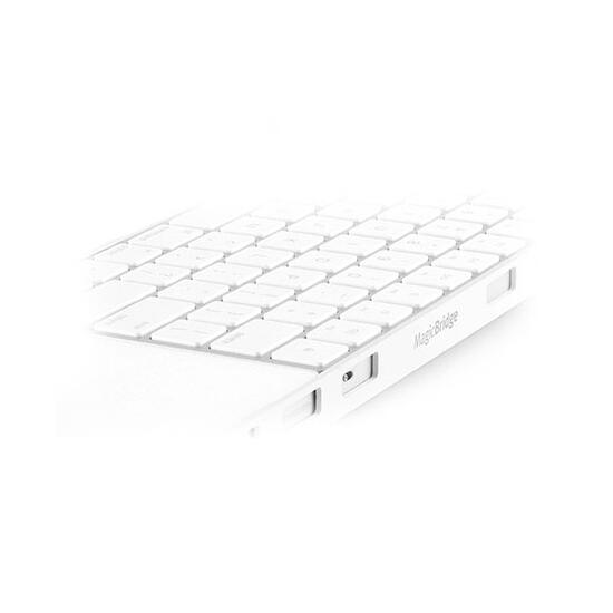 Abierto - Twelve South Magic Bridge para Apple Magic Keyboard y Magic Trackpad 2 Blanco
