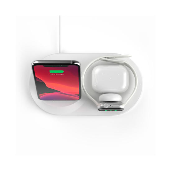 Belkin Boost UP Base Carga Inalámbrica 7,5W iPhone | Apple Watch Blanco