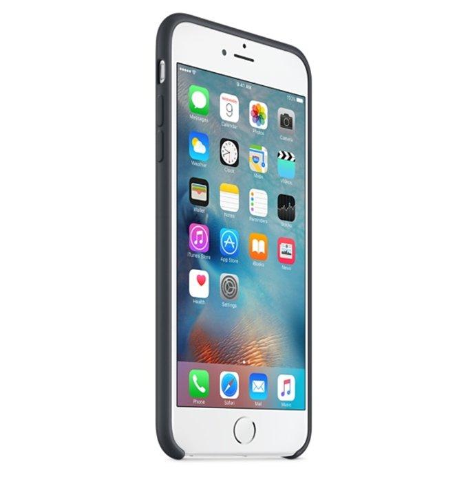 Funda Apple de silicona para iPhone 6s, 6 Plus - Gris carbón
