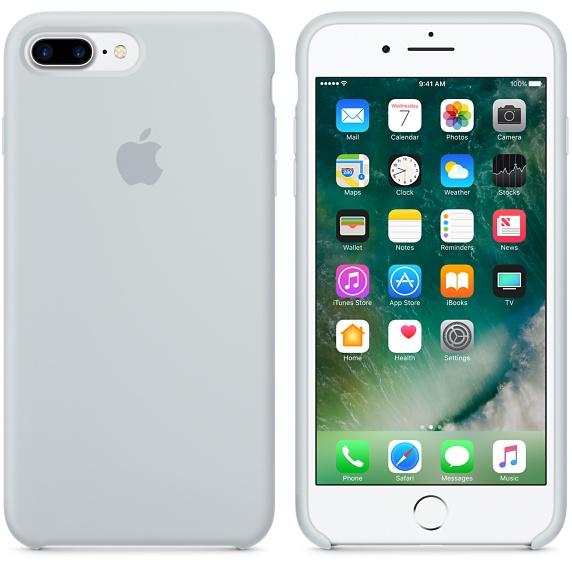 oro vela amor Comprar Apple Silicone Case Funda iPhone 8 Plus /7 Plus /6s Plus /6 Plus  Azul Neblina | Macnificos
