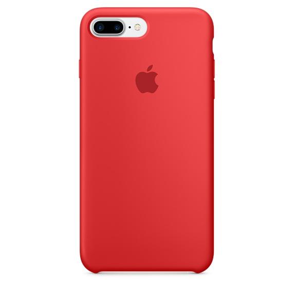 Comprar Apple Silicone Case Funda iPhone 7 Plus Rojo