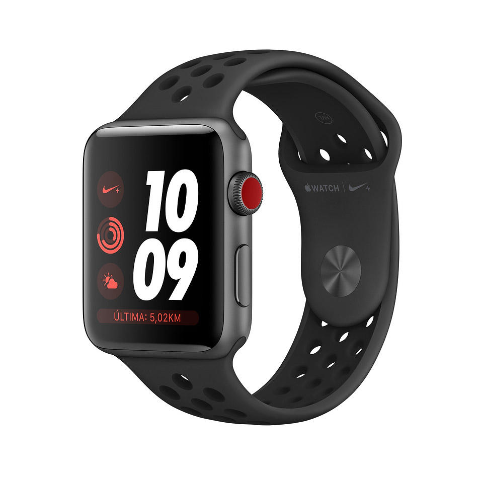 Hacia fuera Armada pañuelo Comprar Abierto - Apple Watch Nike+ Series 3 GPS + Cellular 42mm Caja  Aluminio Gris Espacial y correa Nike Sport Antracita/Negro | Macnificos