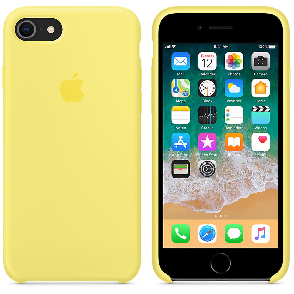 Actor moverse prueba Comprar Como nuevo - Apple Silicon Case Funda iPhone 8 / 7 Amarillo Limón  MRFU2ZM/A | Macnificos
