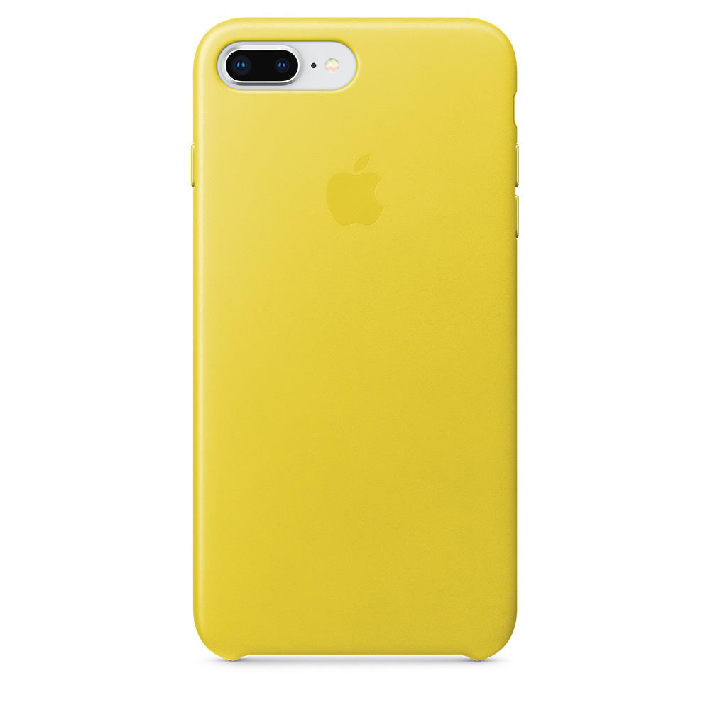 Comprar Apple Leather Case Funda piel iPhone 8 Plus / 7 Amarillo