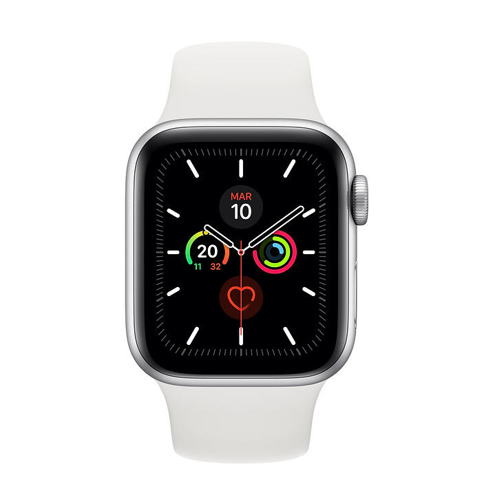 Comprar Segunda mano - Apple Watch Series 5 GPS + Cellular 40mm Caja  Aluminio Plata Correa deportiva Blanco S/M & M/L - Bueno MWX12TY/A |  Macnificos