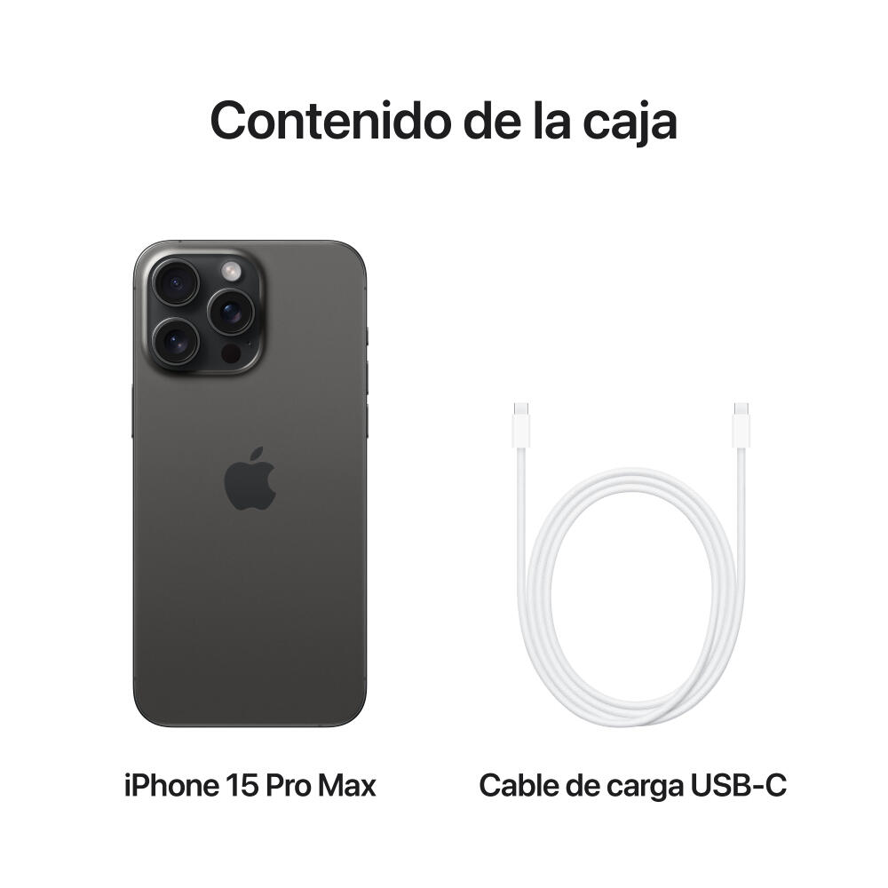 Comprar iPhone 15 Pro Max de 512 GB Titanio negro - Educación - Apple (CL)