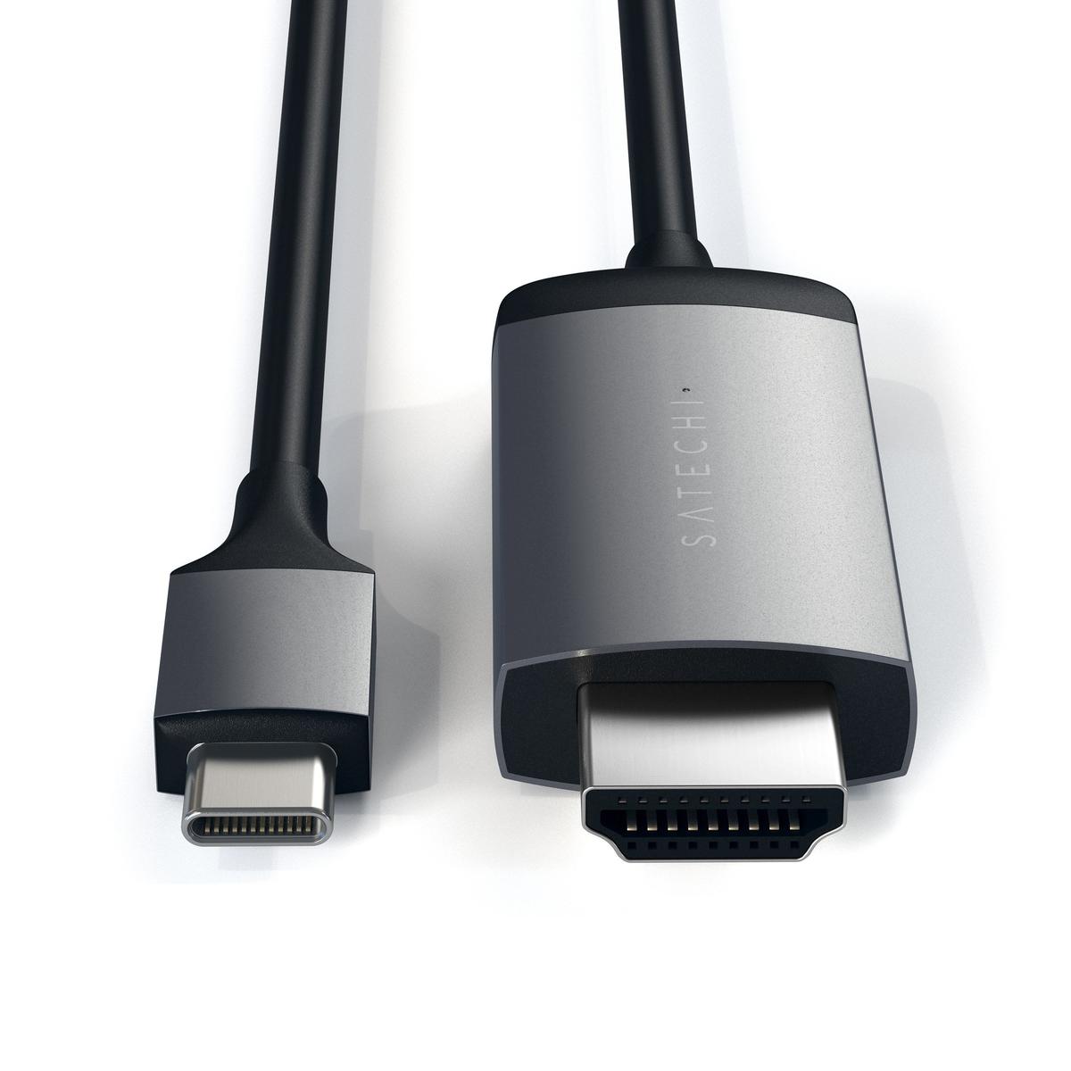 enlace Rápido Merecer Comprar Satechi Cable USB-C a HDMI 4K 60 Hz Gris Espacial ST-CHDMIM -06877-  | Macnificos